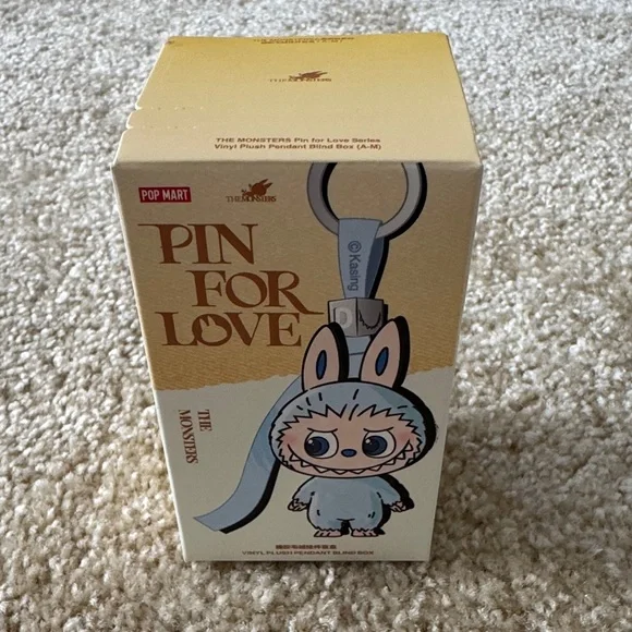 SOLD - NWT - BRAND NEW The Monsters Pin for Love Vinyl Plush Pendant - Picture 6 of 8